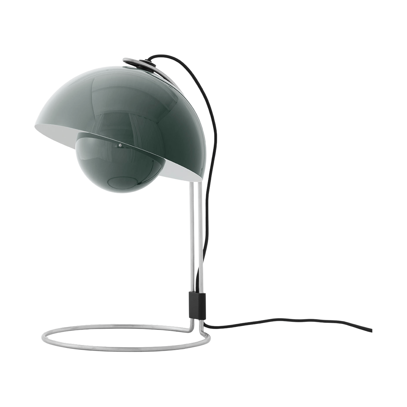 Dome shaped metal desk lamp