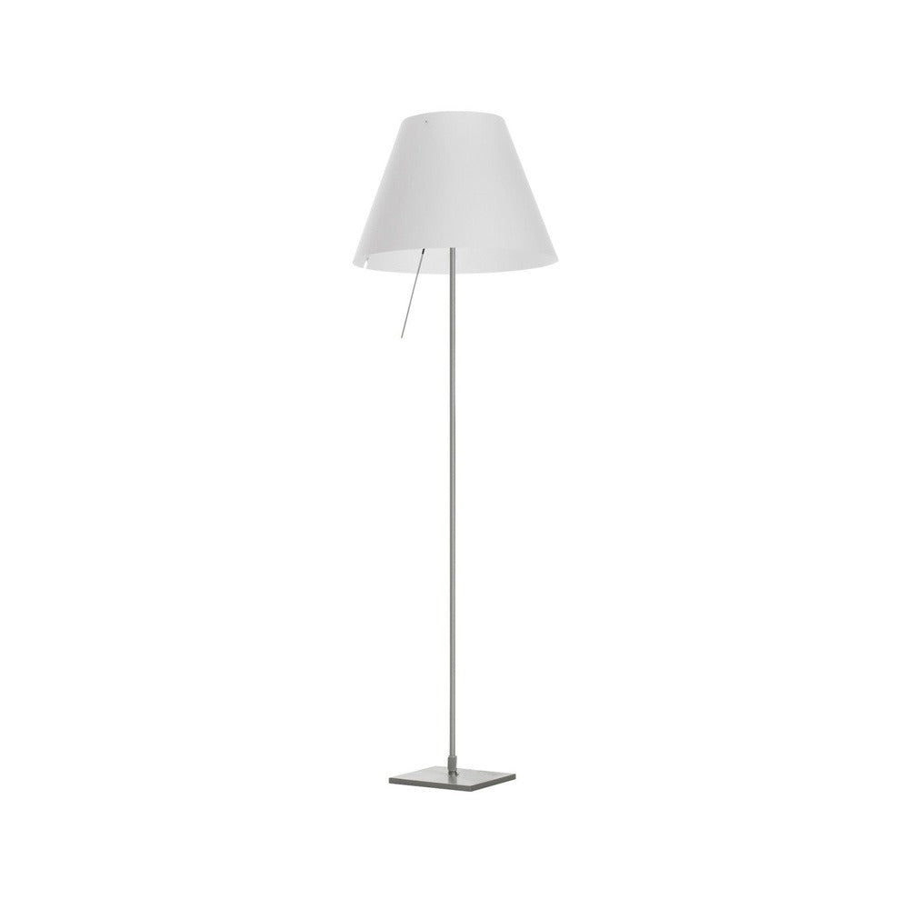 Minimalist conical lampshade floor lamp