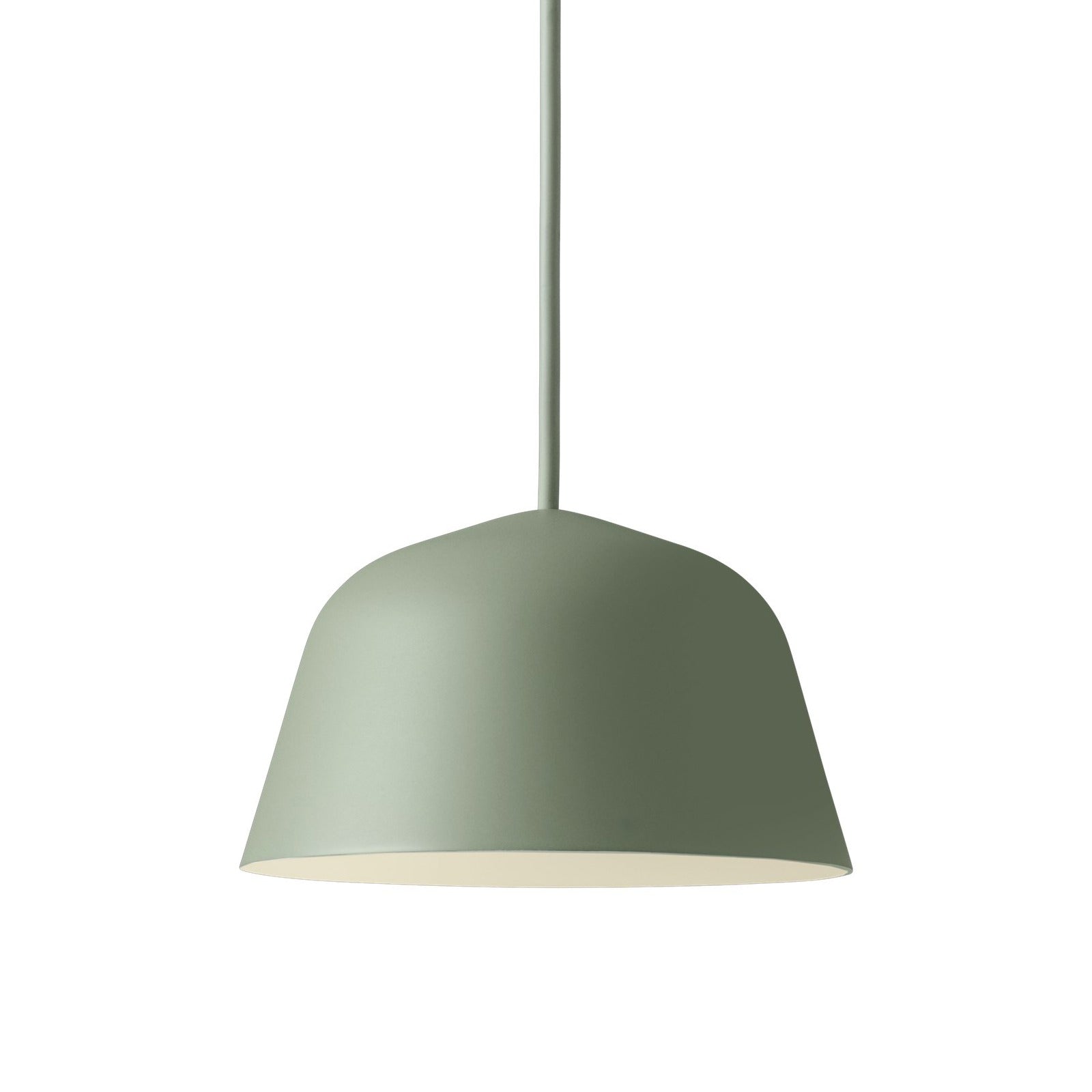Modern dome shaped metal pendant light