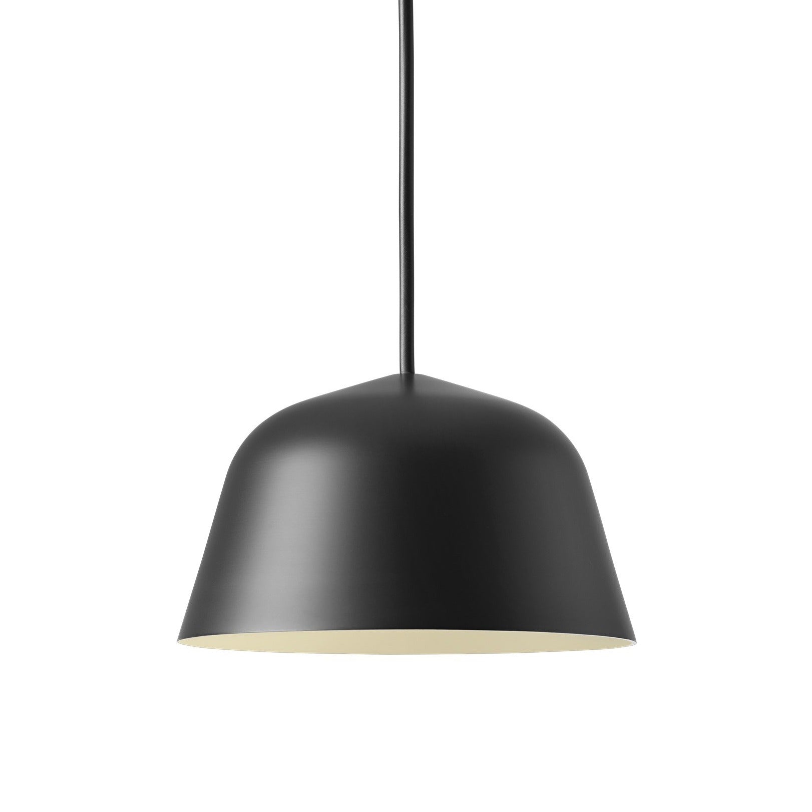 Modern dome shaped metal pendant light