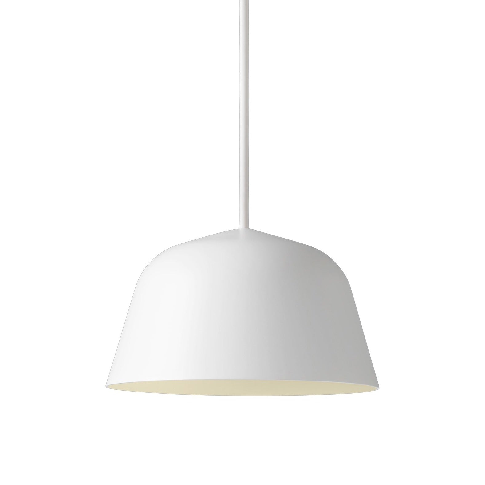 Modern dome shaped metal pendant light