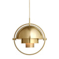 Multi layer rotating spherical chandelier