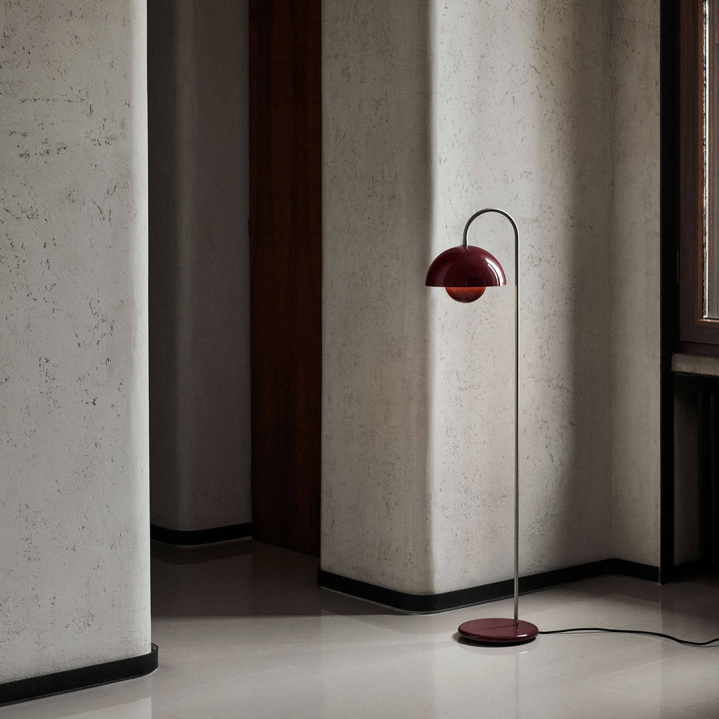 Vintage flower pot floor lamp