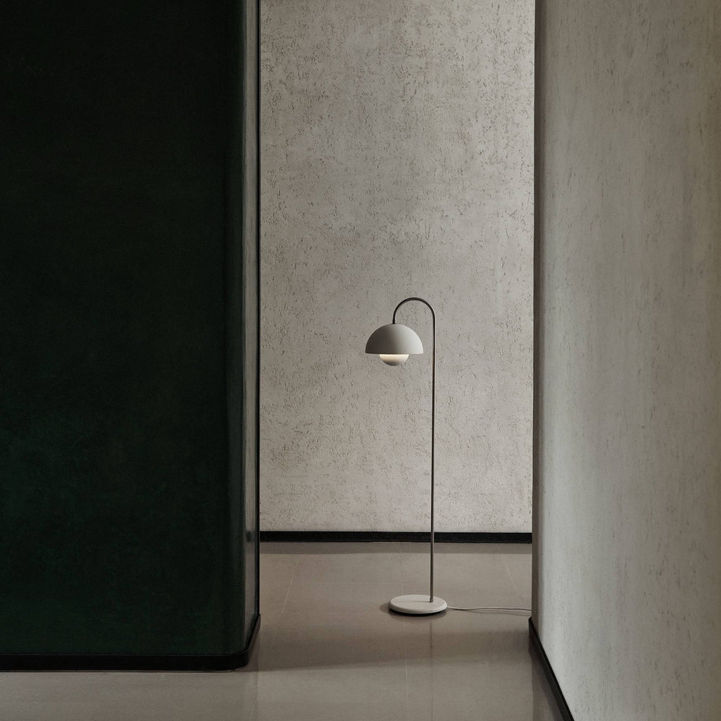 Vintage flower pot floor lamp
